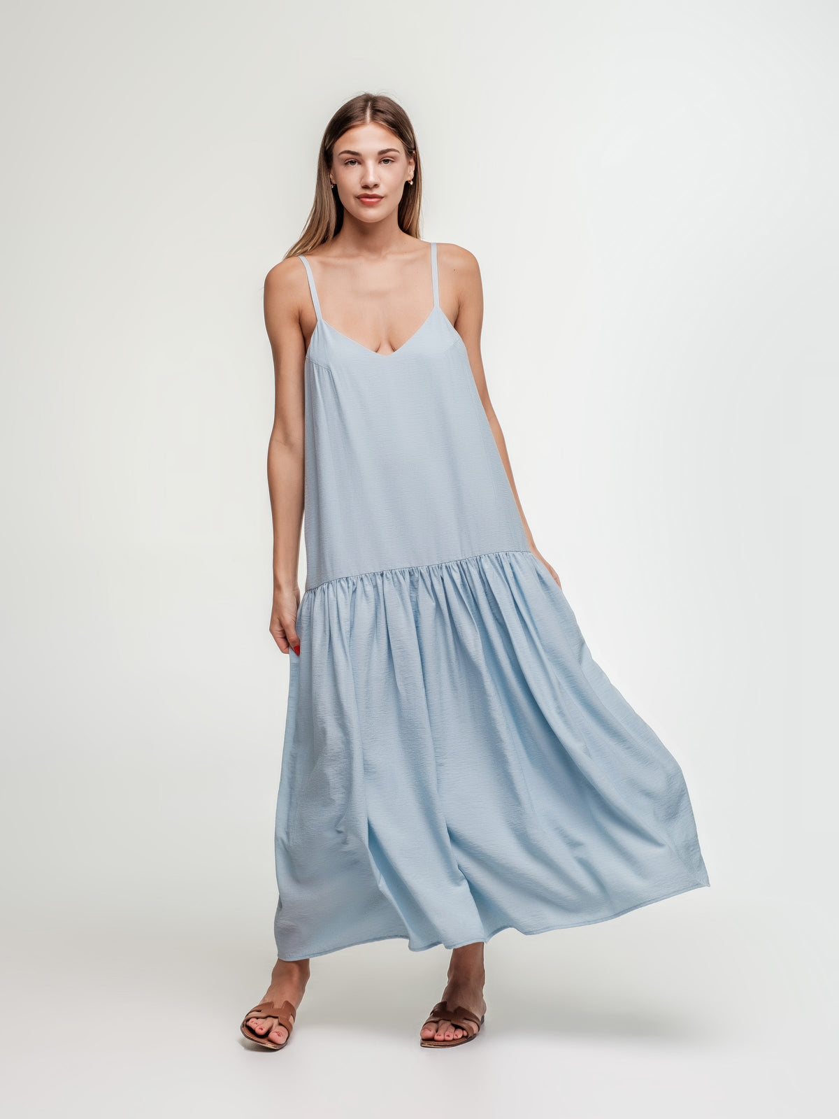 Light Blue Long Dress