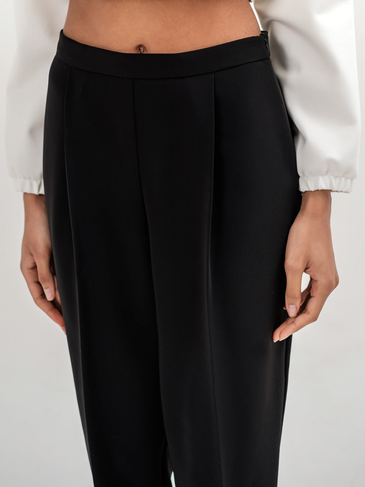 Formal black trousers