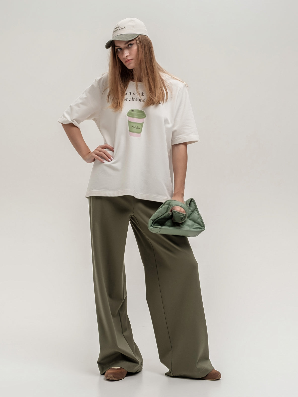 T-krekls ar apdruku "MATCHA"