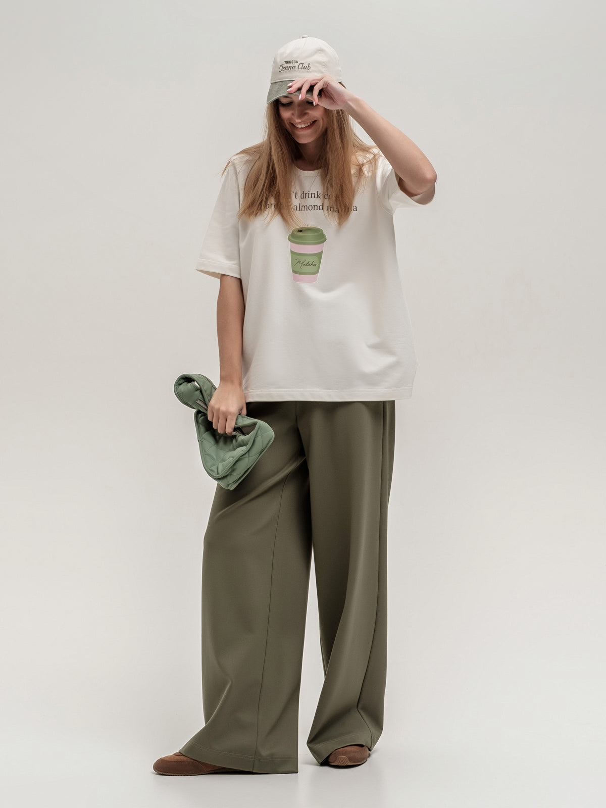 T-krekls ar apdruku "MATCHA"