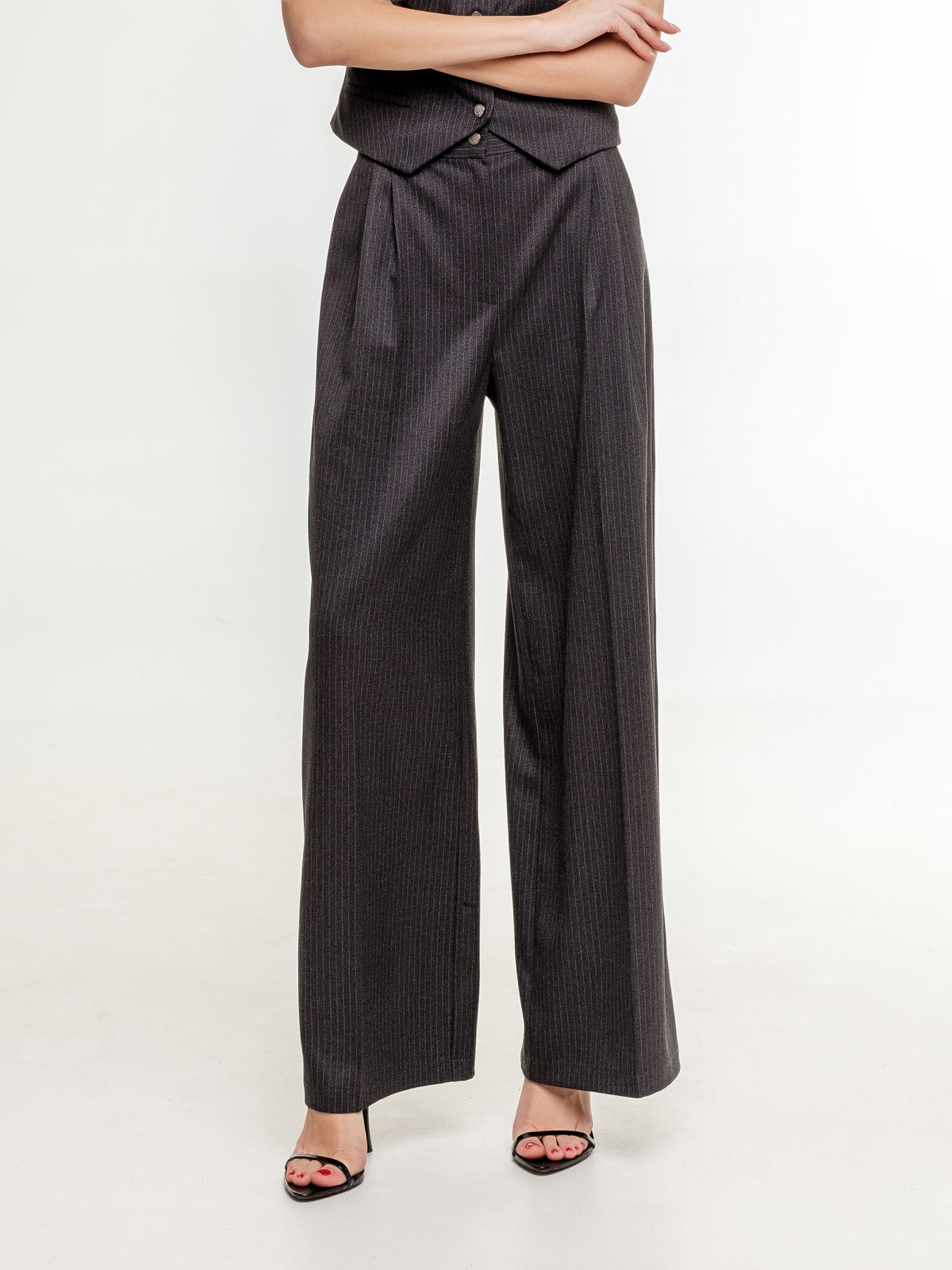 trousers wide fit from the suit W